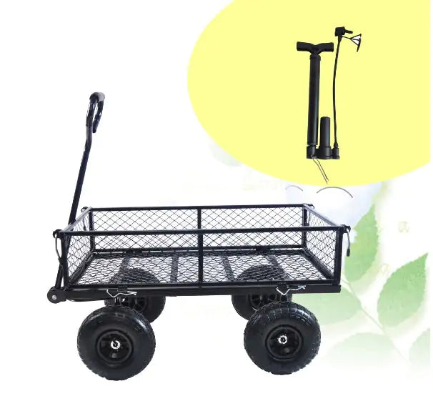 Carrello portaoggetti girevole in acciaio