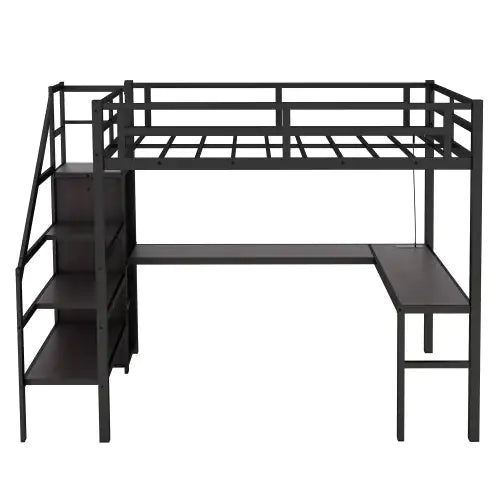Twin XL Metal Loft Bed