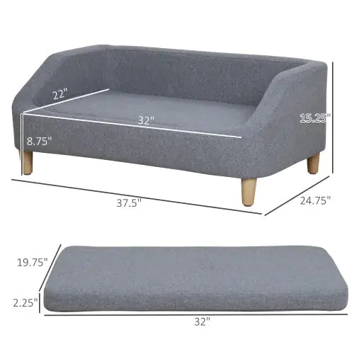 PawHut 38" Dog Sofa