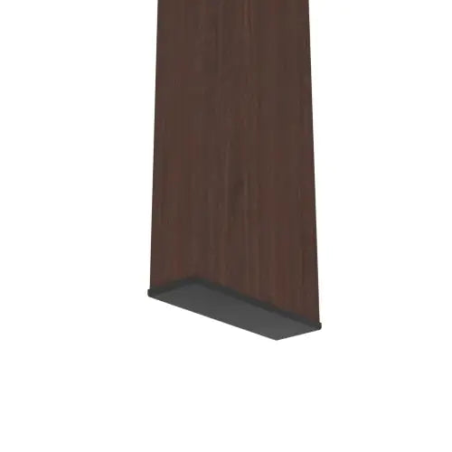 Rectangle Walnut Glass Coffee Table