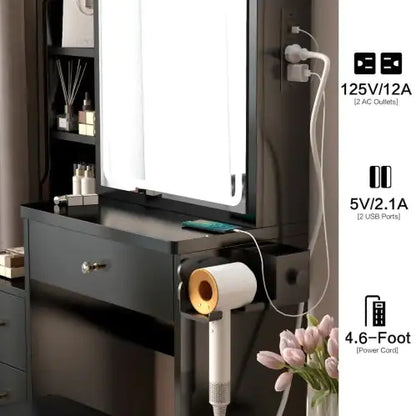 Small Space Left Bedside Cabinet