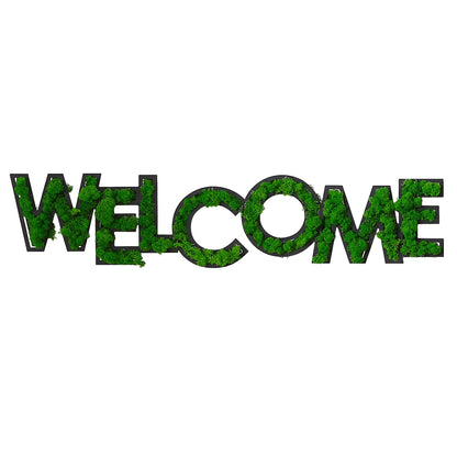WELCOME Moss Wall Art