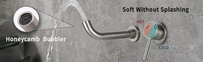 Wall Mount Faucet for Bathroom Sink or Bathtub