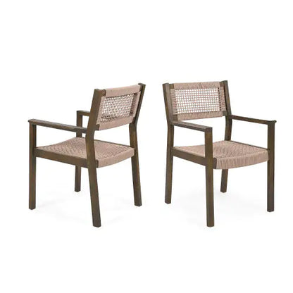 Braided Dining Chair - (Set of 2)
