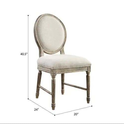 Wallace & Bay Ludin Brown Upholstered Dining Chairs
