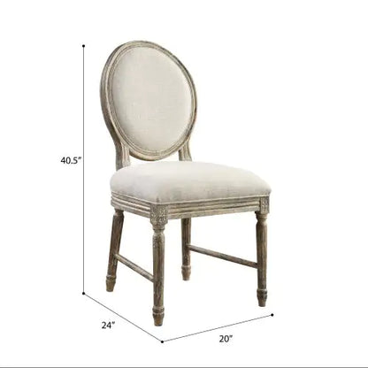 Wallace & Bay Ludin Brown Upholstered Dining Chairs