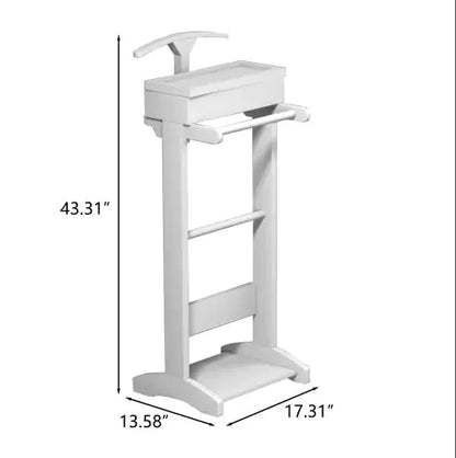 White Portable Garment Rack