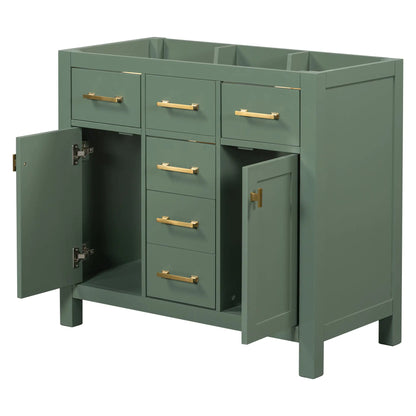 Solid Wood Bathroom Storage Cupboard