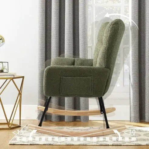 Teddy Fabric Rocking Chair