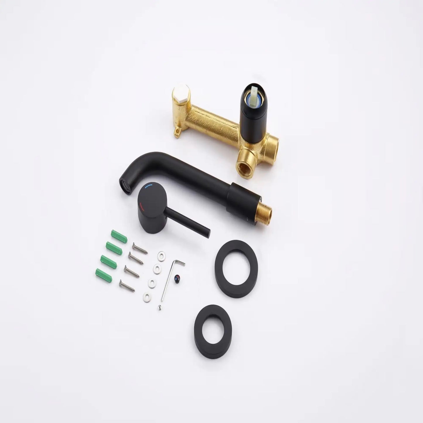 Wall-Mounted Faucet for Bathroom Sink or Bathtub