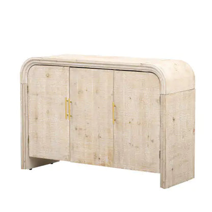 TREXM Vintage Minimalist Curved Sideboard