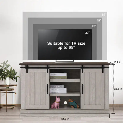 Mueble de TV clásico de madera