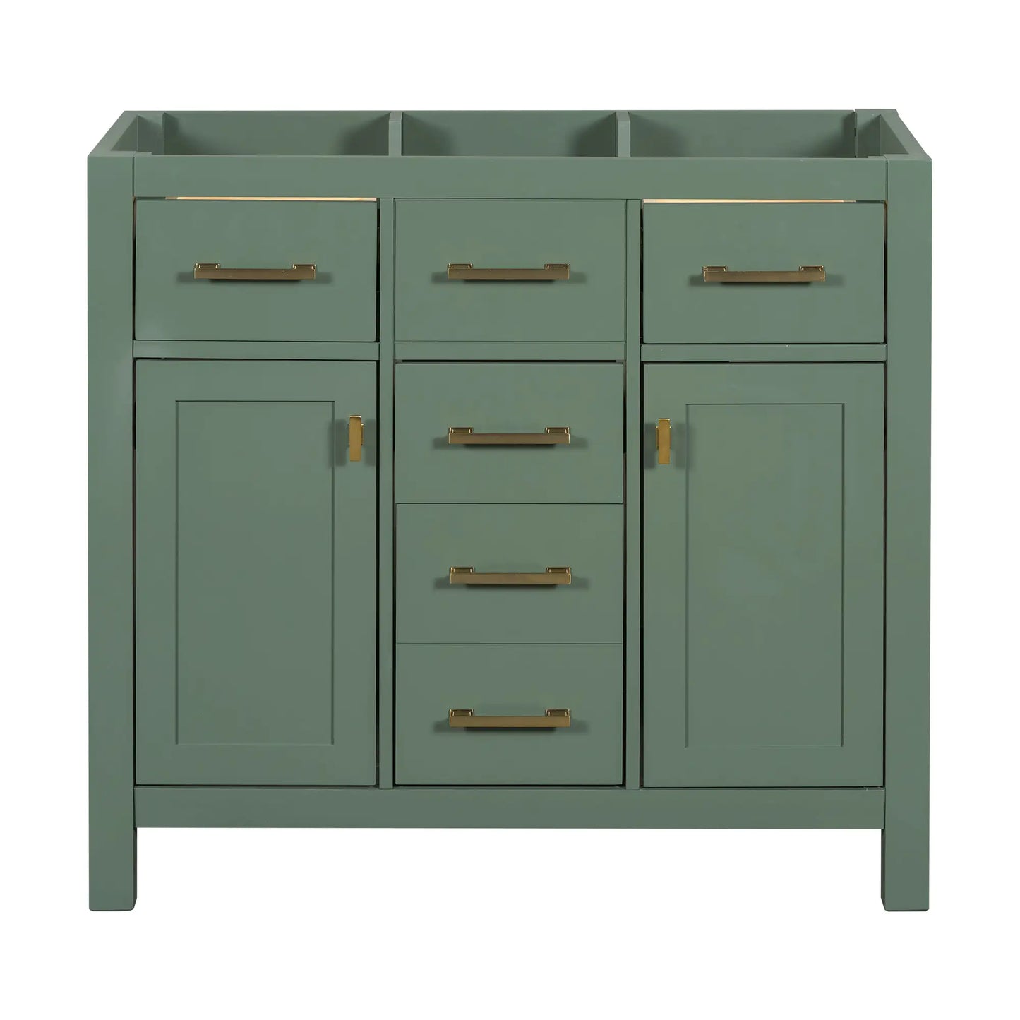 Solid Wood Bathroom Storage Cupboard