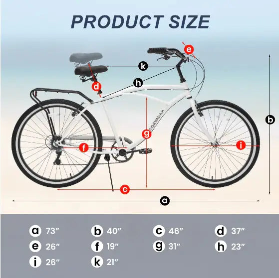 26-inch Multi-Terrain Cruiser Bike