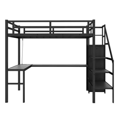 Twin XL Metal Loft Bed