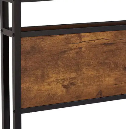Twin Size LED Metal Bed Frame with Remote Control