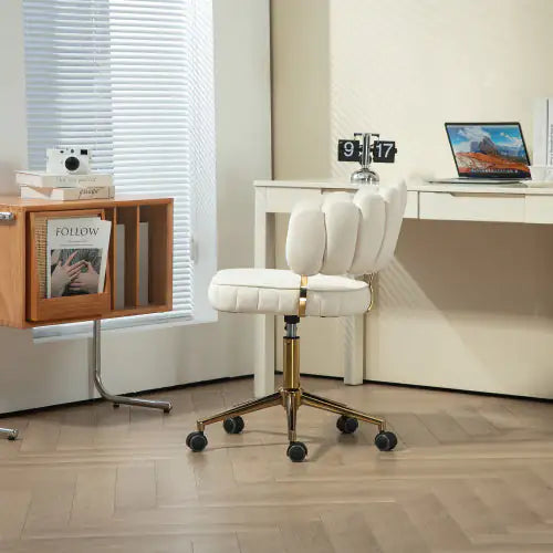 COOLMORE Velvet Home Office Desk Chair
