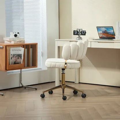 COOLMORE Velvet Home Office Desk Chair