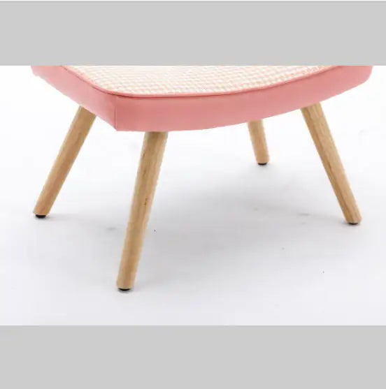 Wooden Stepping Stool with Non-Slip Cushion