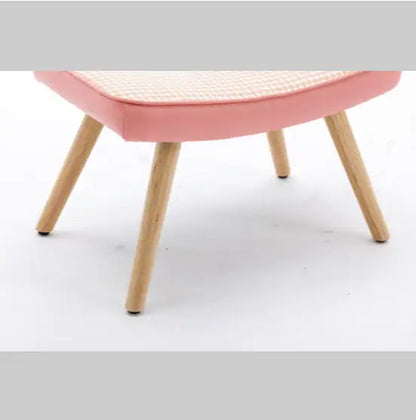 Wooden Stepping Stool with Non-Slip Cushion