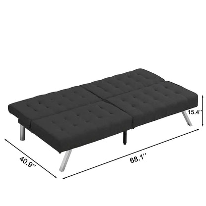 Wood Frame Futon Sofa Bed