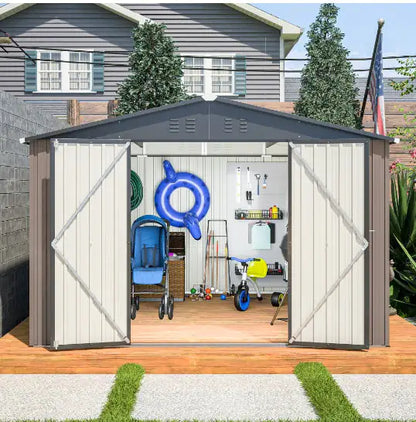 Secure Metal Garden Shed