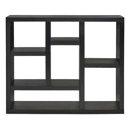 Open Wooden Bookshelves