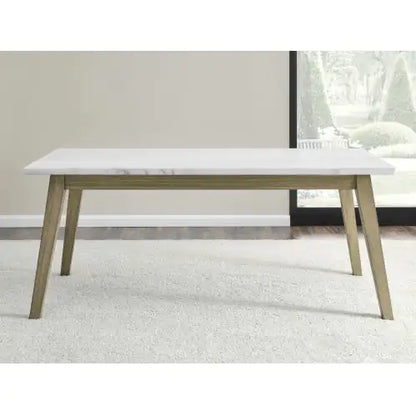Vida - White Marble Top Dining Table