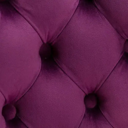 Purple Velvet Swivel Barstools - Set of 2