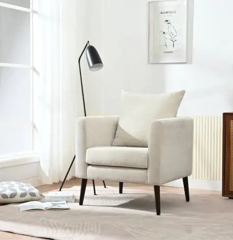 Modern Chenille Bucket Chair