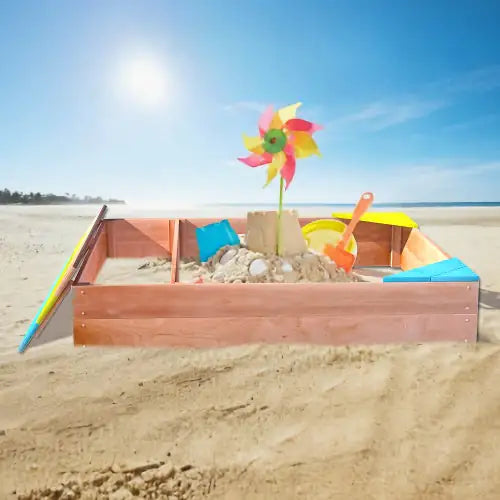 Wooden Sandbox For Children