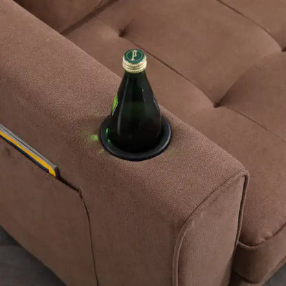 Divano letto futon imbottito 3 in 1, divano trasformabile in letto da pavimento