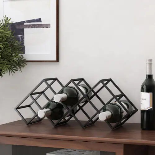 Modern Industrial Wine Rack