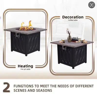 Propane Outdoor Fire Pit Table
