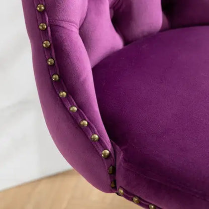 Swivel Velvet Barstools Adjusatble Seat - Set Of 2