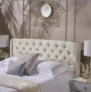 Metallic Fabric Headboard