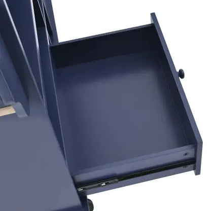 Carrello da cucina con mobiletto portaoggetti e due ruote bloccabili