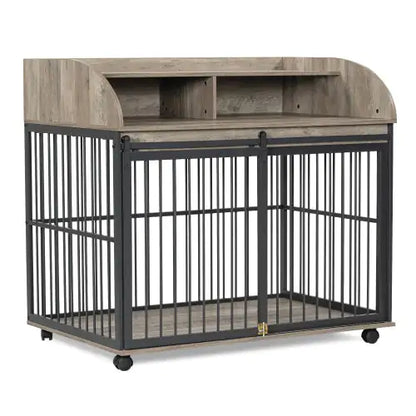 GO 44" Heavy-Duty Dog Cage Furniture