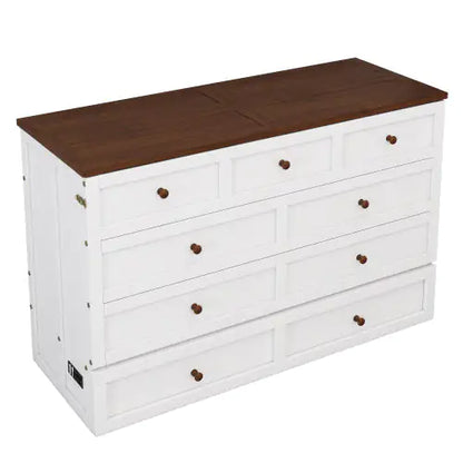 Solid Pine Murphy Bed Chest