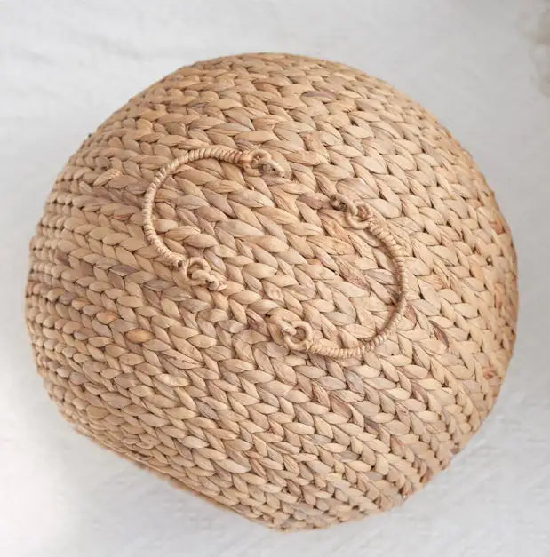 Rattan Nest Round Cat Bed