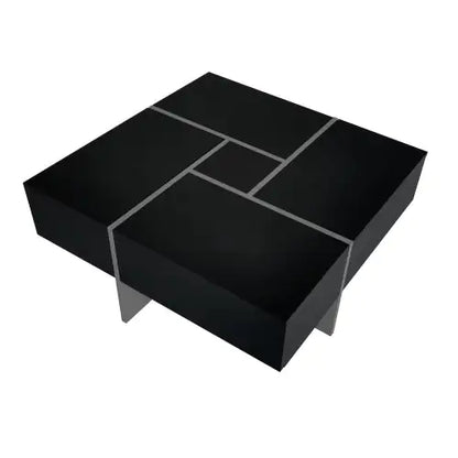 Unique Design Coffee Table with 4 Hidden Storage Compartments