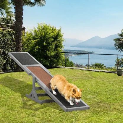 PawHut Wooden Dog Agility Seesaw