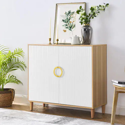 Modern Wood Storage Cabinet