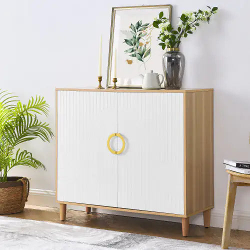 Gabinete de almacenamiento de madera moderno