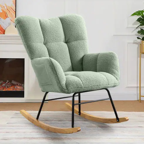 Teddy Fabric Rocking Chair