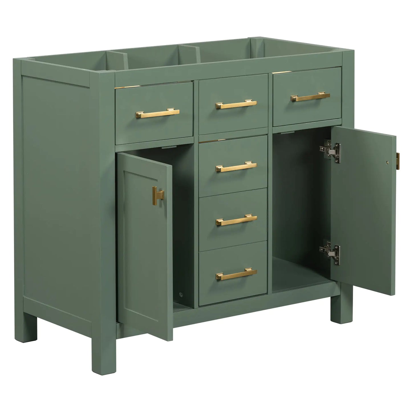 Solid Wood Bathroom Storage Cupboard