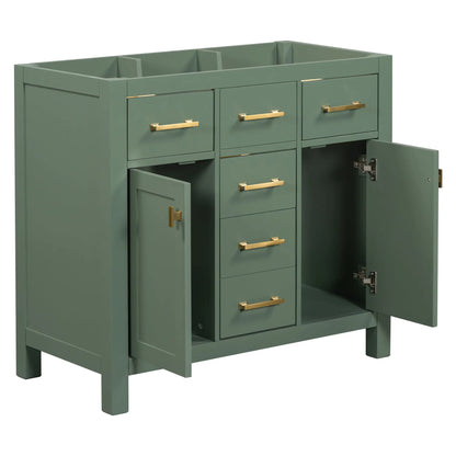 Solid Wood Bathroom Storage Cupboard
