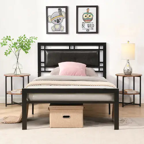 Sleek Twin Metal Bed Frame