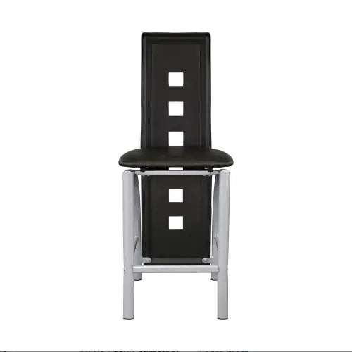 Set Of 2pc Modern Style Counter Height Chairs