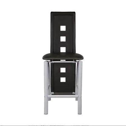 Set Of 2pc Modern Style Counter Height Chairs